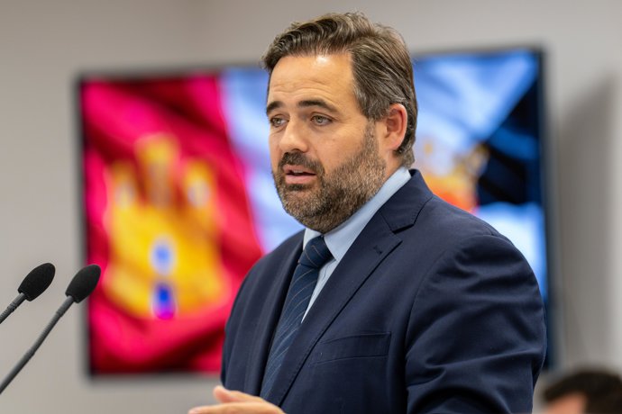 El presidente del PP de Castilla-La Mancha, Paco Núñez, en el comité ejecutivo autonómico PP.