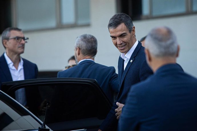 El presidente del Gobierno, Pedro Sánchez, visita Delta Vigo PTL Valladares, a 1 de octubre de 2026, en Vigo, Pontevedra, Galicia (España).