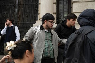 Santiago 1 de octubre 2026. La Confederacion de Estudiantes de Chile y organizaciones sociales convocan a paro nacional en Santiago y regiones, en demanda de recursos para la educacion publica en el marco de la discusion de la Ley de Presupuesto