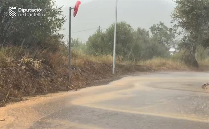 Imagen de lluvias en Castellón