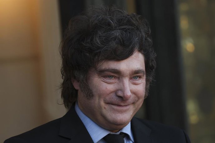 1º de outubro de 2026, Paris, França: Recepção a Javier MILEI, presidente da República da Argentina, por Emmanuel Macron, presidente da República Francesa.