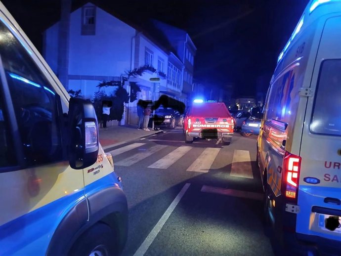 Accidente en Boiro (A Coruña).