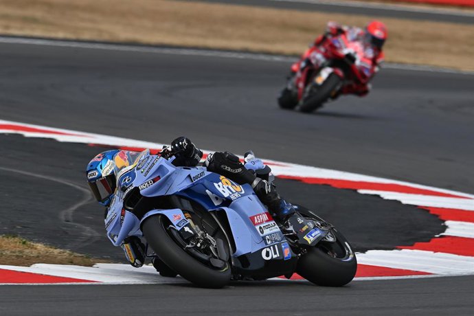 Archivo - Arquivo - 73 MARQUEZ Alex (esp), BK8 Gresini Racing MotoGP, Ducati Desmosedici GP26, ação durante o Grande Prêmio da Grã-Bretanha da Qatar Airways de 2026, no Circuito de Silverstone, de 7 a 9 de agosto de 2026, em Silverstone, Reino Unido — Fot
