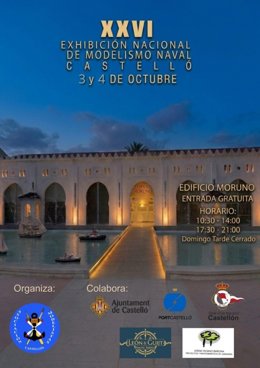 Cartel de la XXVI Exhibición Nacional de Modelismo Naval
