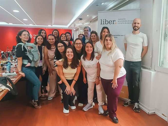 Asistentes al lV Encuentro sobre Género y Discapacidad de la Asociación Liber