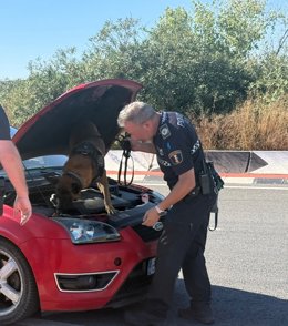 Detingut un home per tràfic de drogues que havia fugit després de colpejar a un altre turisme a Borriana