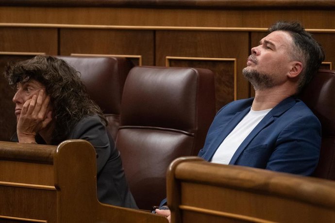El portavoz de ERC en el Congreso, Gabriel Rufián