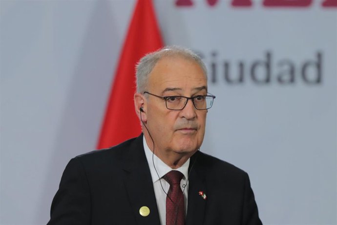 Archivo - El presidente de la Confederación Suiza, Guy Parmelin. 