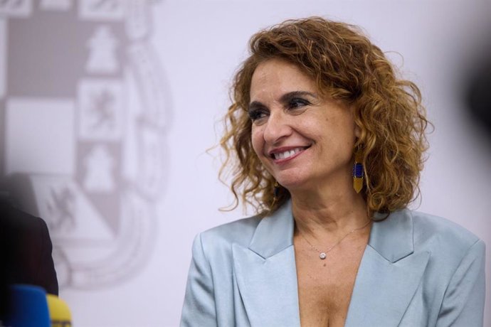 La secretaria general del PSOE-A, María Jesús Montero, este viernes en Jaén