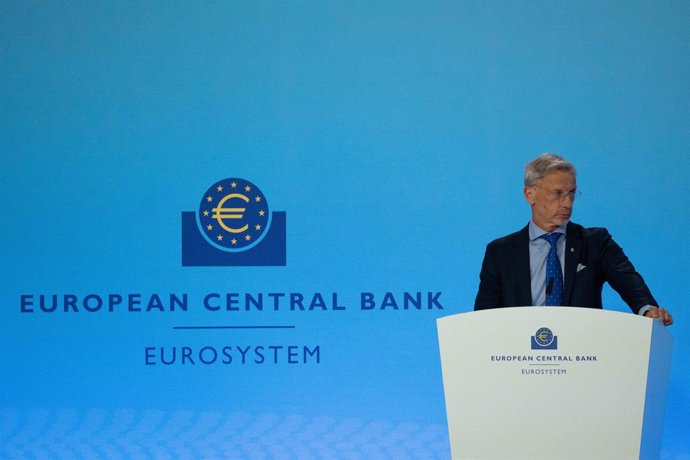 Archivo - June 11, 2026, Frankfurt, Hesse, Germany: European Central Bank (ECB) Vice President Boris Vujcic is seen during to a press conference following a Governing Council meeting in Frankfurt am Main, Germany.