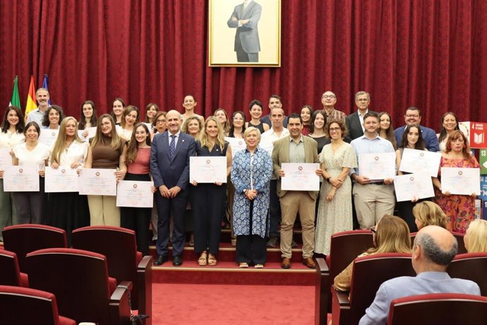 Imagen del acto de entrega de la I y II edición de los Reconocimientos al Desarrollo Humano Sostenible, convocados por la Oficina de Cooperación al Desarrollo.