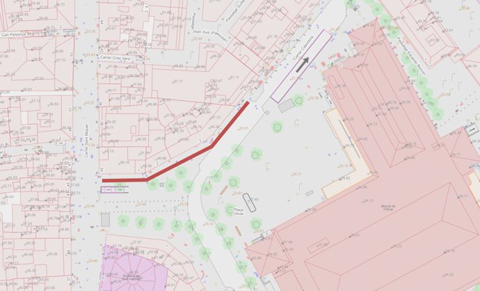 Emaya inicia el próximo lunes la renovación de las redes de agua en la calle dels Caputxins y la plaza de l'Olivar