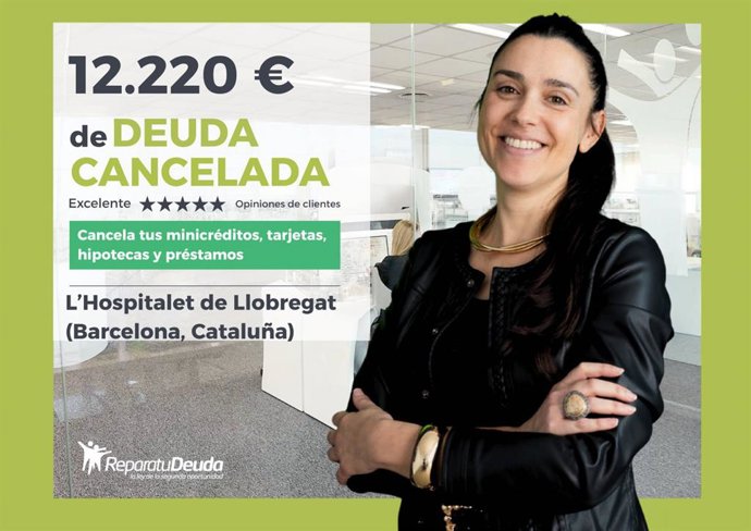 12.220 € de deuda perdonados a una pareja de L’Hospitalet de Llobregat (Barcelona, Cataluña)
