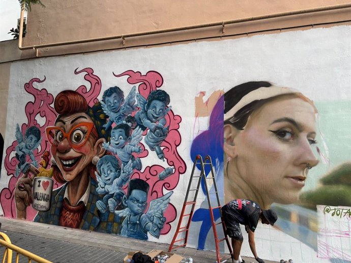 La Lliga Nacional de Grafiti plena de color este cap de setmana el barri de Monteolivete amb més de deu murals