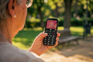 Teléfono básico para personas mayores Polaris Pure