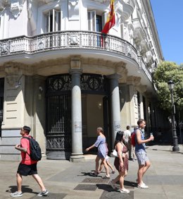 Archivo - Fachada de la sede de la Comisión Nacional de los Mercados y la Competencia (CNMC), a 20 de julio de 2026, en Madrid (España).