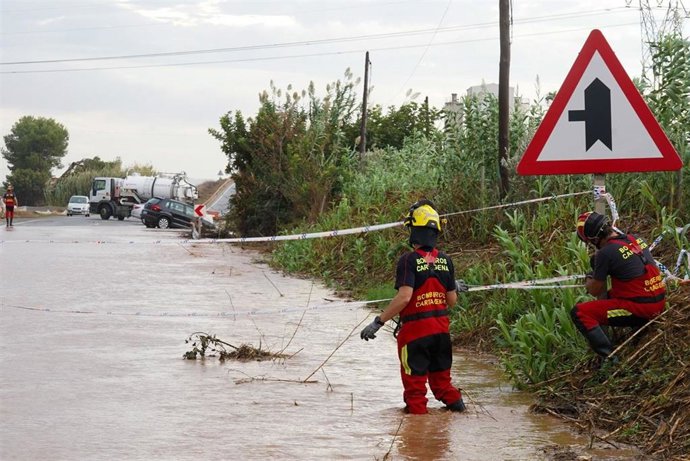 Imagen de una rambla en Cartagena