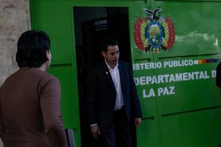 Archivo - El vicepresidente de Bolivia, Edmand Lara.