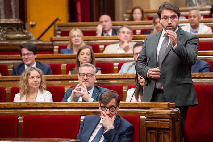 Archivo - El president del PSC al Parlament, Ferran Pedret