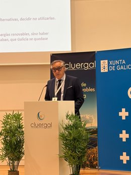 O presidente da Asociación Eólica de Galicia, Manuel Pazo.