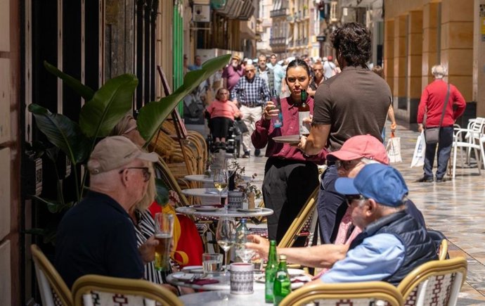 Terraza de un bar en Cartagena