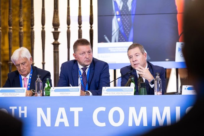 El presidente de la Red Castellano Manchega de Desarrollo Rural (Recamder), Jesús Ortega, en la Comisión NAT del Comité Europeo de las Regiones.