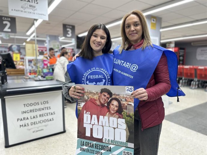 Archivo - Voluntarias del Banco de Alimentos. 