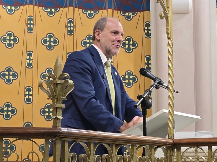 Intervención del rector de la UJA, Nicolás Ruiz