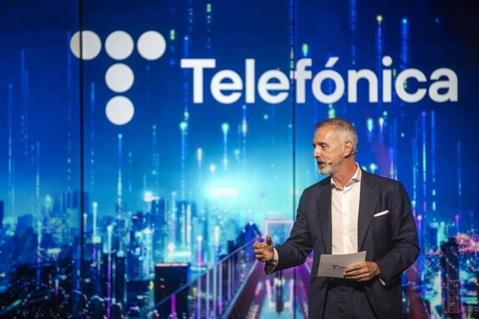 El presidente de Telefónica, Marc Murtra, durante una conferencia, en Foment del Treball Nacional, a 4 de septiembre de 2026, en Barcelona, Catalunya (España). Durante su intervención, Marc Murtra, ha abordado la situación y las perspectivas de la compañí