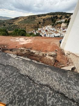 Daños en carreteras en Granada a causa de las precipitaciones