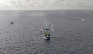 Buques de la Armada de EEUU escoltan a México al carguero 'Grace'  Foto Europa Press  02/10/2026