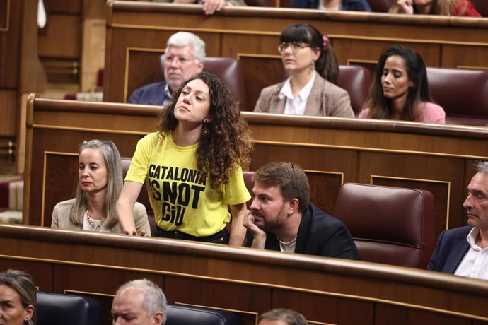La portavoz adjunta de Sumar en el Congreso y miembro de Comuns, Aina Vidal