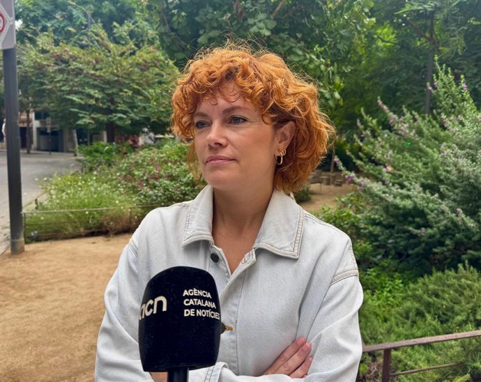 La secretària general d'ERC, Elisenda Alamany, a les declaracions aquest dissabte a Barcelona