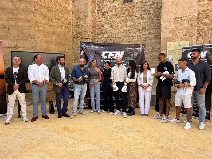 Presentación de 'CFN 7 - El Puerto Fight Weekend - Road to ONE' en El Puerto de Santa María (Cádiz)