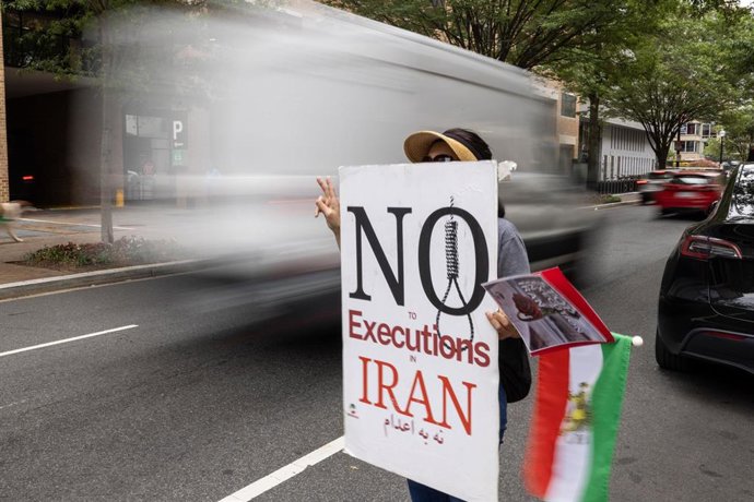 Archivo - Protestas en Washington contra ejecuciones en Irán (imagen de archivo) 