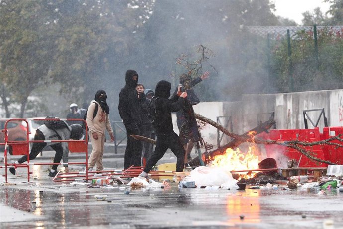 Manifestaciones estudiantiles en Francia