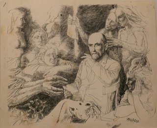 Una de las obras de Ricardo Zamorano donadas al Museo de Bellas Artes de Córdoba.