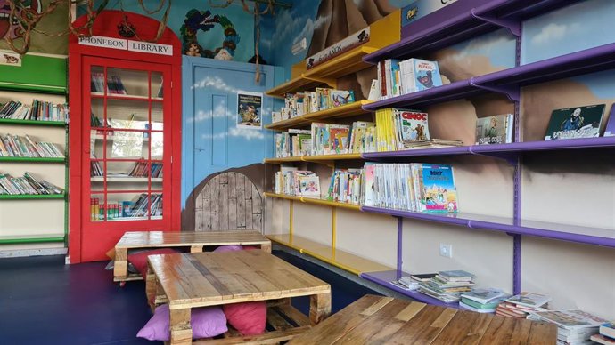 Archivo - Biblioteca escolar en Extremadura.