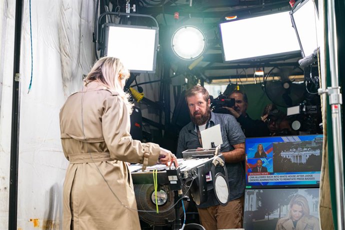 24 de setembro de 2026, Washington, Distrito de Columbia, Estados Unidos: A repórter sênior da CNN na Casa Branca, Betsy KLEIN, retorna à Casa Branca pela primeira vez após o cancelamento de sua credencial de imprensa, como parte da proibição imposta pelo