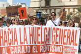 Foto: Sindicato de Inquilinas de Cádiz califica de "absoluto desborde" la manifestación: "Se han dejado la voz y el cuerpo"