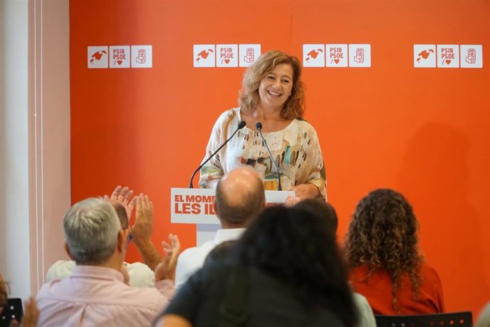 La secretaria general del PSIB-PSOE, Francina Armengol