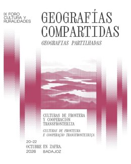 Cartel del IX Foro Cultura y Ruralidades que se celebra en Zafra del 20 al 22 de octubre de 2026.