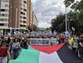Una manifestación en Pamplona reclama el fin del "genocidio" en Palestina y la ruptura de relaciones con Israel