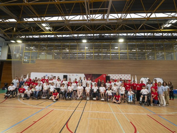 Foto de familia tras el 'Draft Paralímpico' celebrado en Madrid este sábado 3 de octubre