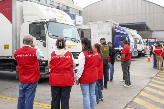 Perú.- ERM 2026: Contraloría verifica despliegue de material electoral desde Lima a todo el país