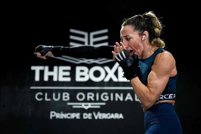Archivo - Jennifer Miranda durante un entrenamiento en The Boxer Club