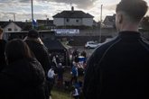 Foto: Ulster.- Miles de personas se manifiestan a favor y en contra de la marcha orangista en Portadown