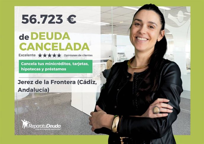 Una vecina de Jerez de la Frontera (Cádiz, Andalucía) queda liberada de 56.723 € de deuda