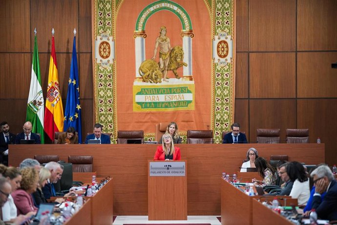 Pleno del Parlamento andaluz