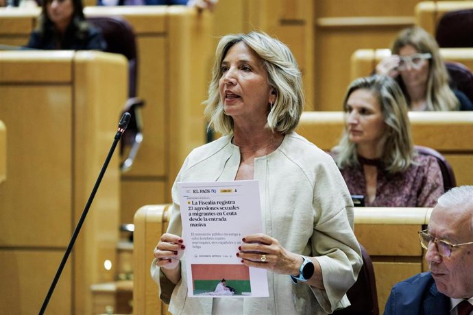 La portavoz del PP en el Senado, Alicia García, en una imagen de archivo